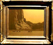 Orotone of Canyon de Chelly - Navaho, 1904